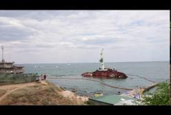 В Одессе снова попытаются поднять танкер (видео)