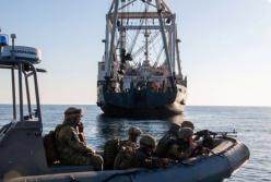 ВМС провели учения в Черном море (видео)