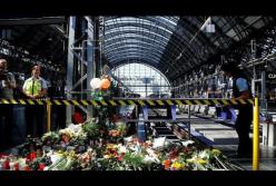 В Германии женщину с ребёнком толкнули под поезд (видео)