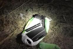 На трассе Киев-Харьков задержали вооруженного водителя (видео)