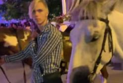 Израненную лошадь заставляют катать туристов в Одессе (видео)