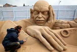 Самые невероятные скульптуры из песка (видео)