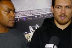 Интервью Усика в раздевалке сразу после боя: "Все было супер!" (видео)