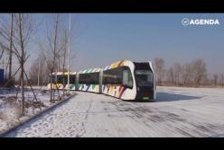 Беспилотный трамвай, которому не нужны рельсы (видео)