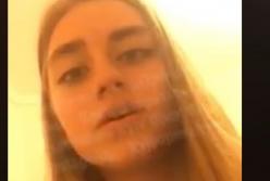 "Мне очень стыдно!" Появилось видео с извинениями от девушки, которая вызывающе вела себя на кладбище (видео)