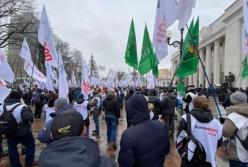 Под Радой проходят протесты предпринимателей (видео)