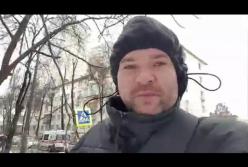 Самоубийство мужчины в Киеве: первые кадры с места ЧП (видео)