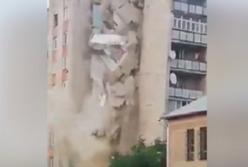 На видео попал момент обрушения многоэтажки в Молдове (видео)