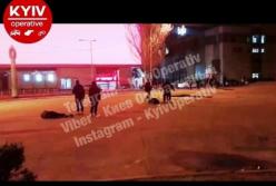 В Киеве произошла массовая драка (видео)