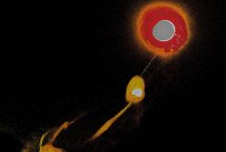 Ученые показали кадры столкновения Земли с древней планетой (видео)