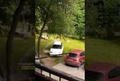 Влюбленные занялись сексом на детской площадке (видео)