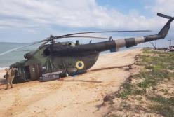 Вертолет ВСУ совершил аварийную посадку (видео)