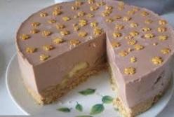 Очень нежный банановый торт без выпечки за несколько минут (видео)