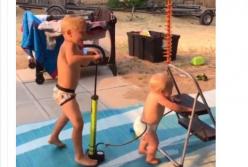 Когда оставил детей на секунду одних (смешное видео)