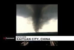 Убийственный смерч в Восточном Китае: видео с места событий (видео) 