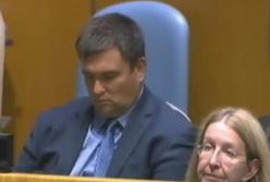 Климкин уснул во время выступления Порошенко в ООН (видео)