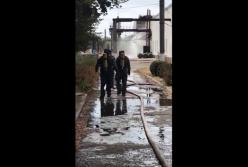 Возле Кривого Рога произошла утечка хлора (видео)
