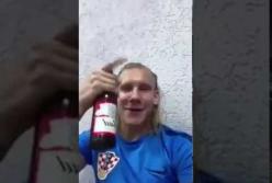 Хорватский футболист снял новое видео с лозунгом «Слава Украине» (видео)