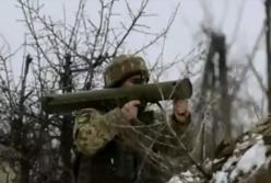 Бойцы ВСУ уничтожили огневую точку террористов на Донбассе (видео) 