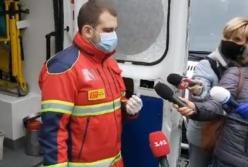 В Харькове протестуют медики скорой помощи (видео)