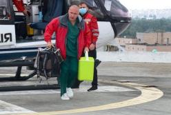 Из Винницы в Киев за 50 мин доставили сердце донора (видео)