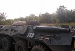 В Симферополь движется большая колонна российской военной техники (видео)