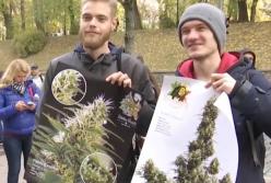 Легализовать марихуану: в столице прошел "конопляный марш" (видео)