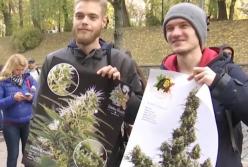 Легализовать марихуану: в столице прошел "конопляный марш" (видео)