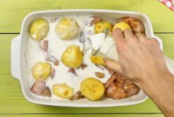 Привычные продукты по-новому: 5 рецептов курицы с картошкой (видео)