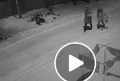 В Харькове женщина украла детский велосипед (видео)