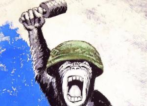 Граната у обезьяны должна быть отобрана