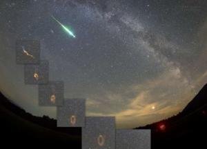 Болид потока Персеид в Парке Темного Неба