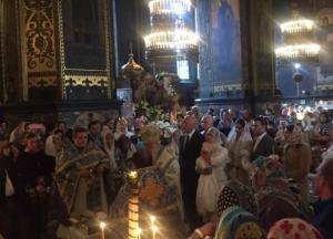 Пафосные крестины в Киеве