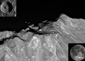 Необычный булыжник на вершине кратера Тихо – как он туда попал?