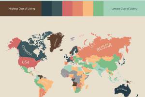 Сколько стоит жить в Украине и других странах?