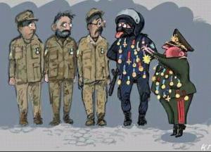 В украинской армии тоже появились мажоры