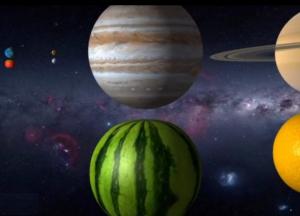 Фруктовый салат Солнечная система