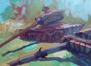 Олександр Храпачов малює війну