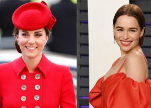 Звезда «Игры престолов» Эмилия Кларк и Кейт Миддлтон встали плечом к плечу ради благого дела