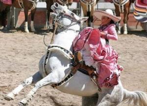 Опасно и необычно: в Мексике проходят сумасшедшие соревнования по скольжению на лошади (видео)
