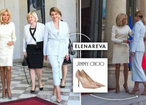 Первая леди Украины в Европе: Елена Зеленская носит дорогую брендовую обувь (фото)