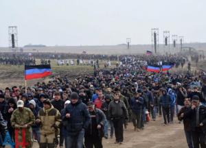 Военные сборы в «ДНР»: Боевики мобилизуют мирных жителей