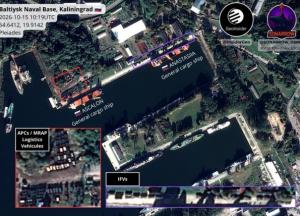 Росія формує морський конвой з військовою технікою в Балтійську