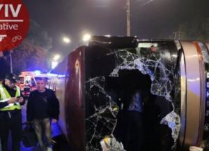 В Киеве перевернулся автобус "Кишинев-Москва": пострадали 18 человек
