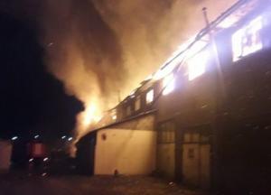 В Белой Церкви горел бывший цех по производству мебели