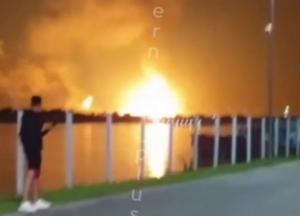 Росія розбила станцію на Одещині, через яку постачали газ з США та Азербайджану: відео масштабної пожежі
