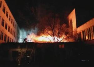 В Харькове горел Центр профтехобразования