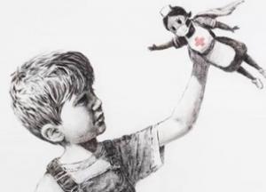 Холст Бэнкси ушел с молотка за рекордные $23 млн