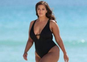 Известная plus-size модель Эшли Грэм родила первенца