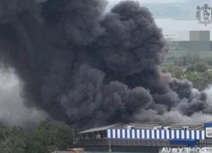 Росіяни спалили останній працюючий "Епіцентр" у Запоріжжі (відео)